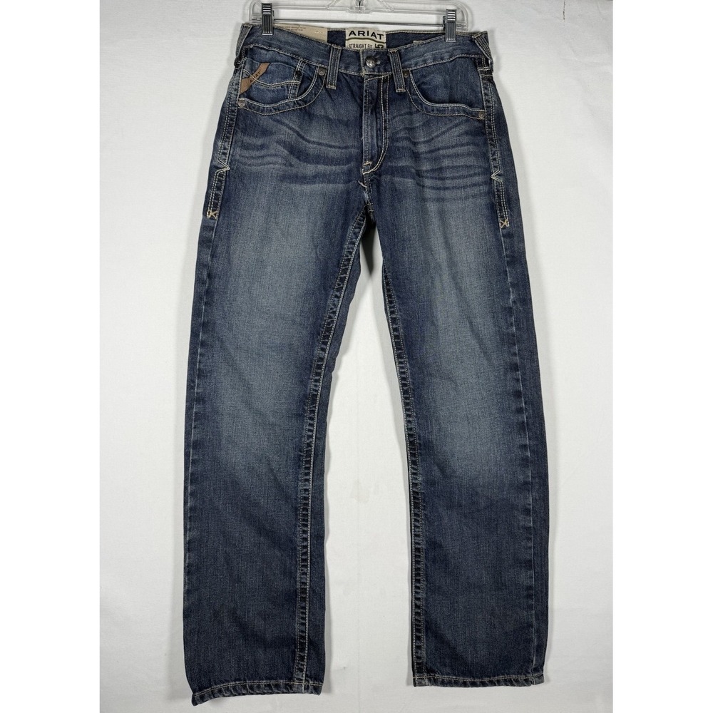 NWT Ariat M5 Straight Fit Leg Jeans Mens 31x32 Deadrun Wash Denim 10010842
